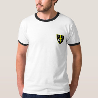Men's Left Chest Crest Ringer T-Shirt