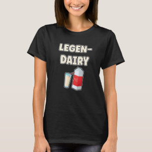 Mens Legen Dairy Milk  Strawberry Chocolate Shake  T-Shirt