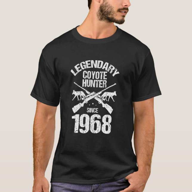 Mens Legendary Coyote Hunter for Coyote Hunting an T-Shirt (Front)