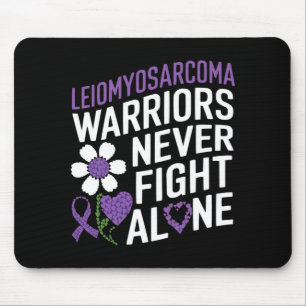 Mens Leiomyosarcoma Cancer Awareness Ribbon Fight Mouse Mat