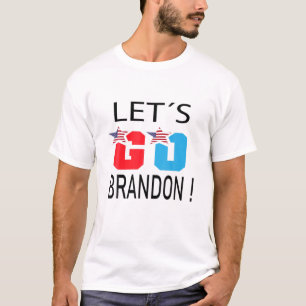 Mens LET´S GO BRANDON ! ,Funny Political T-Shirt