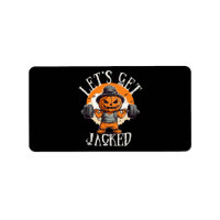 Mens Lets Get Jacked Pumpkin Jack-O-Lantern Funny