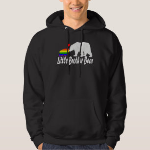 Mens Lgbt Little Brother Bear Gay Pride Equal Righ Hoodie