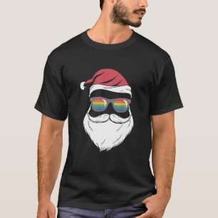 Mens LGBT Santa Pride Gift Gay T-Shirt