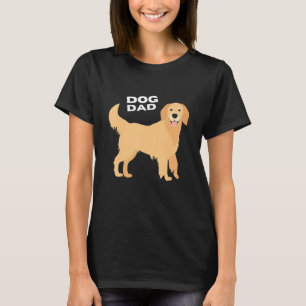 Mens Light Golden Retriever Dog Dad Man T-Shirt