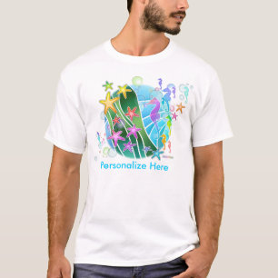 Men's Light T-shirts - Under The Sea Pop Art