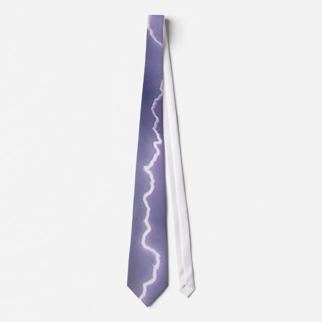 Men's Lightning Pattern Ties. Tie (Front)