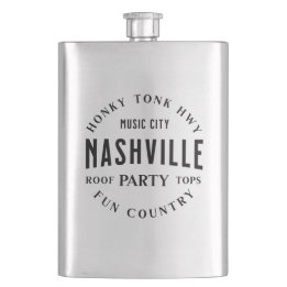 Men's Liquor Country Western Steel Classic Flask
