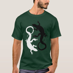 Men's Lizard T-shirt Cool Reptile Lizard Art Shirt
