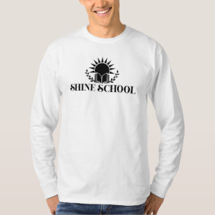 mens long sleeve black logo T-Shirt
