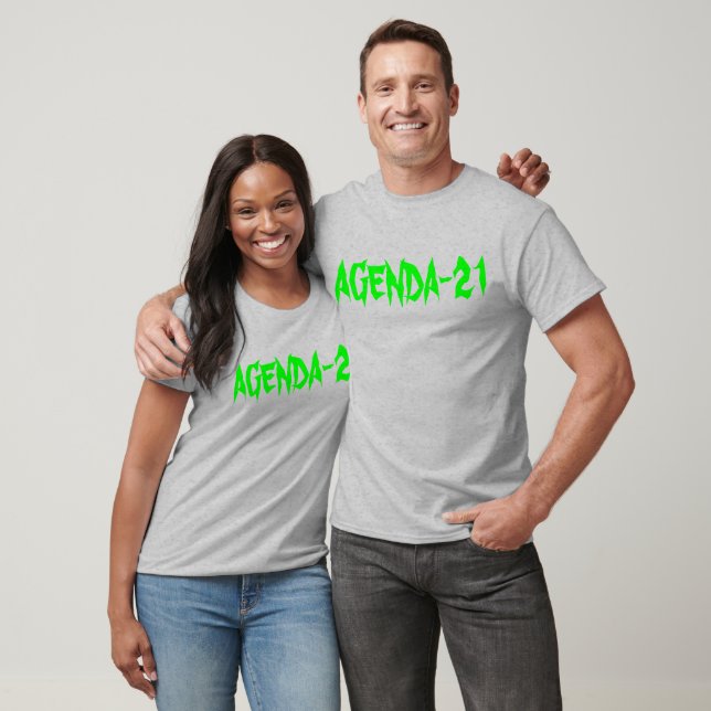 Mens Long Sleeve Raglan Basic T-Shirt w/ Agenda-21 (Unisex)