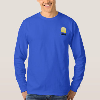 Men's Long Sleeve T-Shirt in Deep Royal Blue