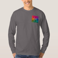 Men's Long Sleeve TShirt Upload Add Image Logo