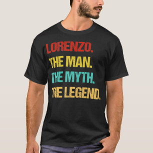Mens Lorenzo The Man The Myth The Legend  T-Shirt