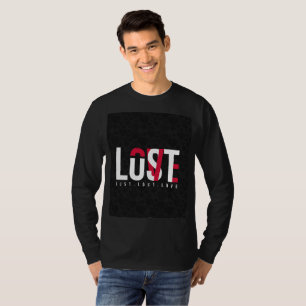 Men's LOST Graphic Sweatshirt - Heavyweight Urban T-Shirt