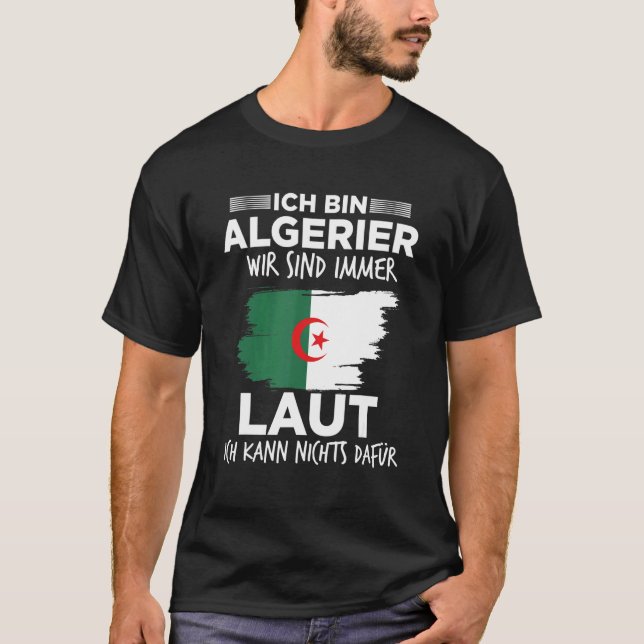 Mens Loud Algerian Algeria T-Shirt (Front)