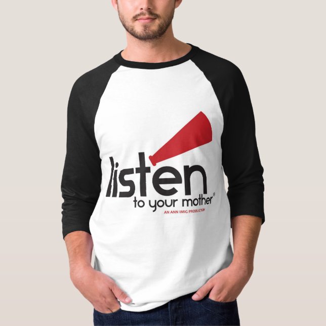 Men's @LTYMShow baseball shirt (Front)