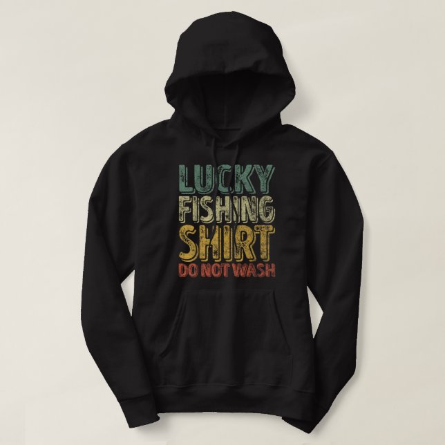 Mens Lucky Fishing Shirt Do Not Wash Shirt Fisherm (Design Front)