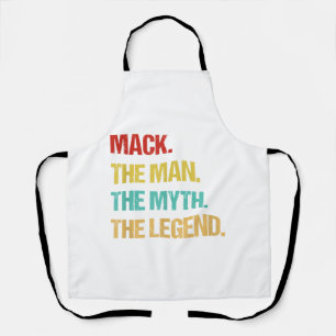 Mens Mack The Man The Myth The Legend Apron