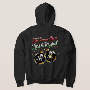 Men's Magical Christmas Ornament Cozy Winter Festi Hoodie