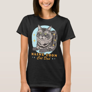 Mens Maine Coon Cat Dad Cats Owner Maine Coon 2 T-Shirt