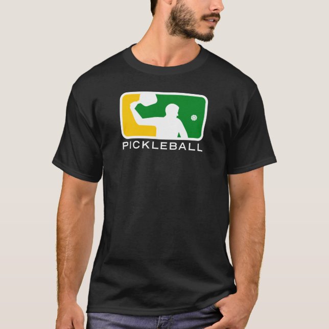 Men's Major League Pickleball T-shirt (Black) (Front)