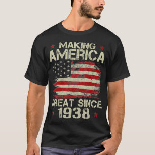 Mens Making America Great Since 1938 Vintage Gifts T-Shirt