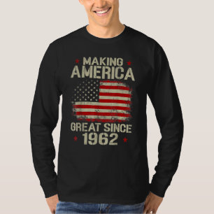 Mens Making America Great Since 1962 Vintage 58th T-Shirt