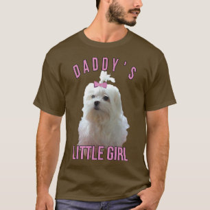 Mens Maltese Dogs Dad Owner Love Dog Picture Fathe T-Shirt