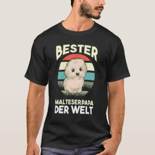 Mens Maltese Maltese Dad T-Shirt