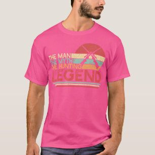 Mens Man Myth Hunting Legend  Hunting Rifles  Hunt T-Shirt
