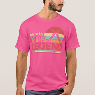 Mens Man Myth Hunting Legend  Hunting Rifles  Hunt T-Shirt