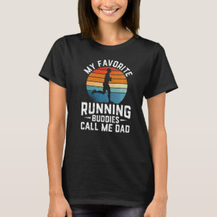 Mens Marathon Dad Runner My Favourite Running Bu T-Shirt