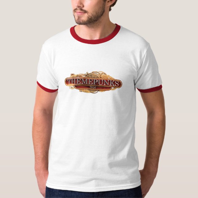 Mens' Marquee Red Ringer T-Shirt (Front)