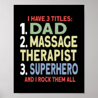 Mens Massage Therapy Dad And Massage Therapist