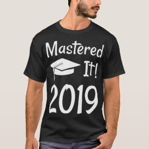 Mens Masters Degree Graduation Gift Premium  T-Shirt
