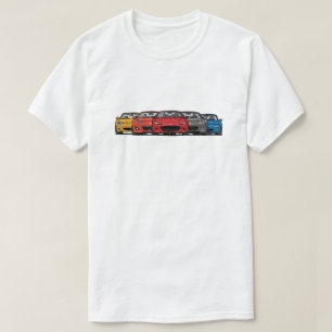 Men's Mazda Miata Line Up Shirt