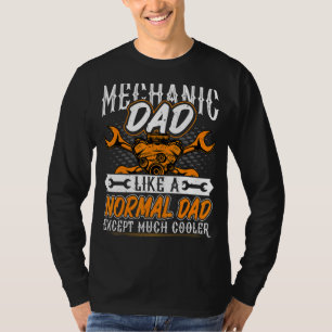 Mens Mechanic Dad Repairman Auto Mechanic Machin T-Shirt