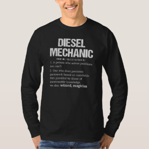 Mens Mechanic Definition Mechanical Engineer Dicti T-Shirt