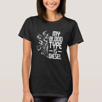 Mens Mechanic Tuning Engineer Viking Diesel  Quote T-Shirt
