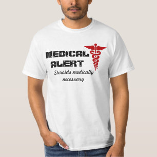 Mens medical alert shirt
