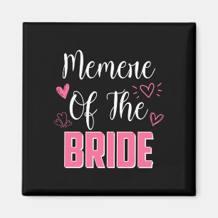 Mens memere of the bride family wedding party wife magnet