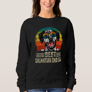 Mens Men Best Dalmatian Dad Ever Vintage Father's Sweatshirt