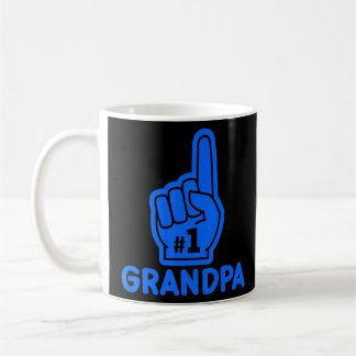 Mens Mens 1 Grandpa   Number One Father's Day 1  Coffee Mug