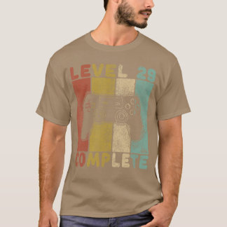Mens Mens 29th Birthday Men Gaming Level 29 Comple T-Shirt
