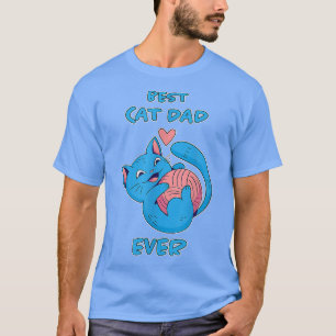 Mens Mens Best Cat Dad Ever Cat Owner, Cat Lover, T-Shirt