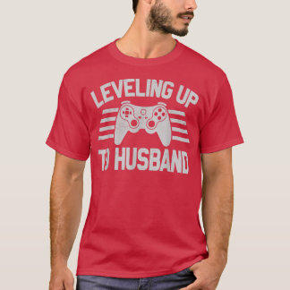Mens Mens Engagement tee for Groom Video Game Love