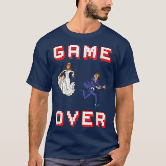 Mens Mens Jga Stag Party Men Game Over Groom1626 T-Shirt