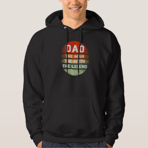 Mens Mens Papa Man Myth Legend Dad Father Fathers Hoodie