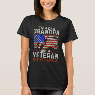 Mens Mens Retro I m a Dad Grandpa and a Veteran no T-Shirt